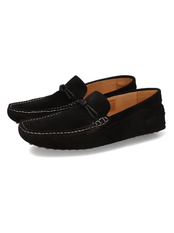 Leder-Mokassins "Nelson 20" in Schwarz