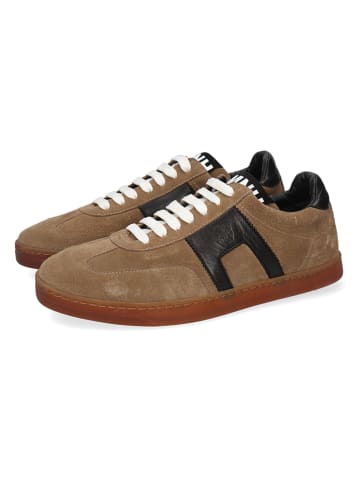 Leder-Sneakers "Jaxson 3" in Hellbraun