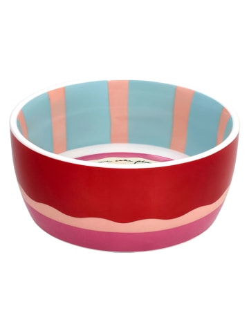 Schale "New Milk & Coffee Madame" in Rot/ MInt - Ø 13 cm 
