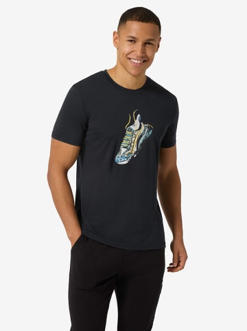 Trainingsshirt "Flashy Sneaker" zwart