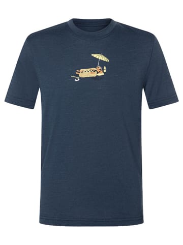 Trainingsshirt "Hot Dog" in Dunkelblau