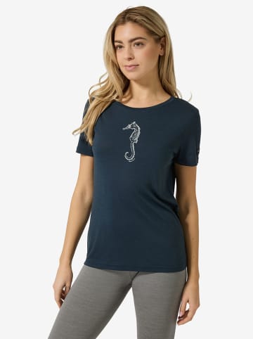 Trainingsshirt "Sea Horse" in Dunkelblau