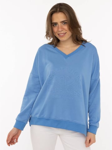 Trui "Happiness Vibes" blauw
