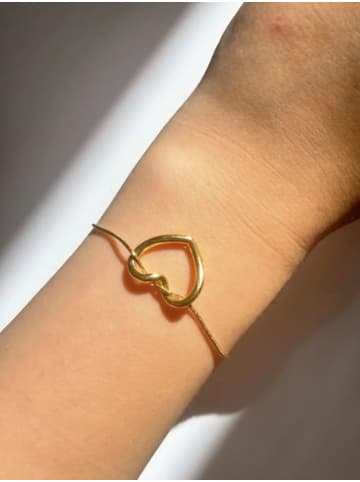 Vergulde armband met sierelement