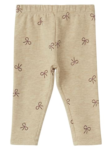 Legginsy w kolorze beżowym