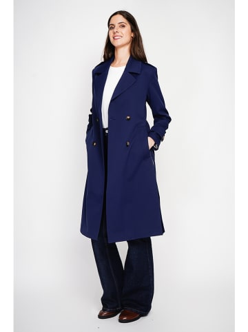 Trenchcoat donkerblauw