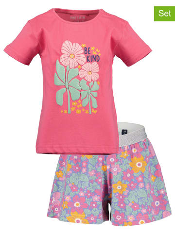 2tlg. Outfit in Pink/ Lila