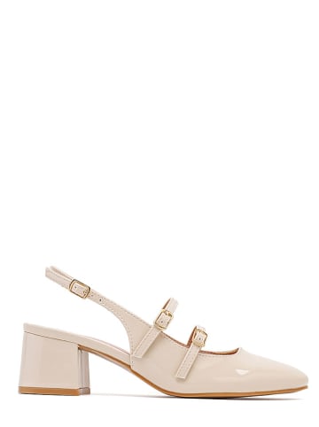 Slingpumps in Creme