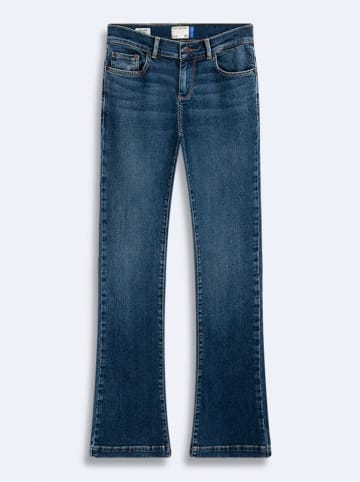 Spijkerbroek "Fallon" - flared fit - donkerblauw