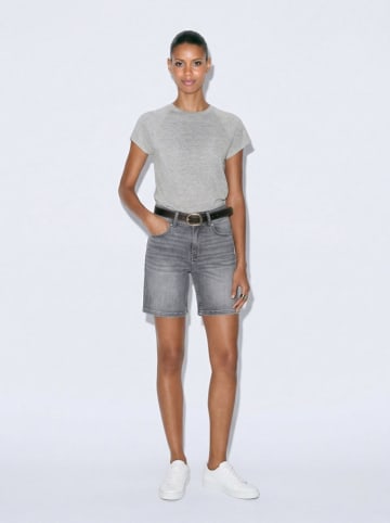 Jeans-Shorts "Becky" in Grau