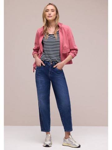 Shirt donkerblauw/wit