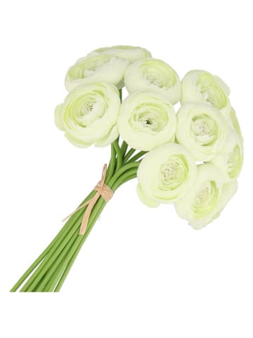 Dekoblumen "Ranunculus" in Weiß - (H)32 cm