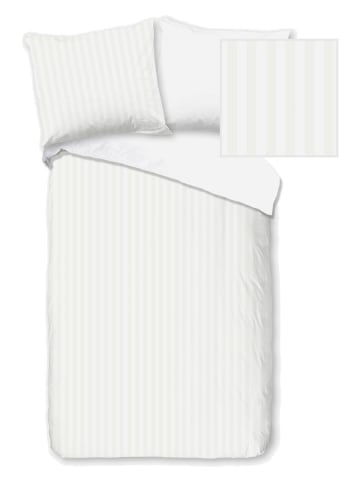 Satijnen beddengoedset "Sevilla" wit