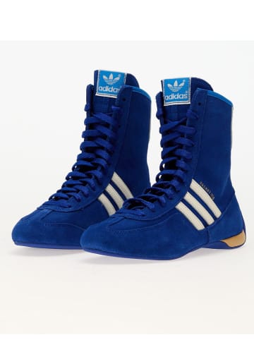 Leren trainingsschoenen "Rasant" donkerblauw