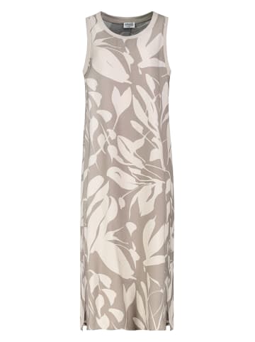 Kleid in Taupe/ Creme