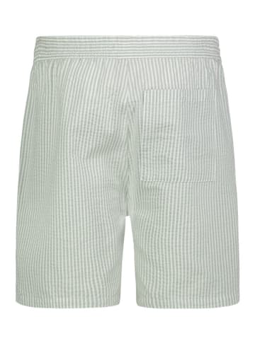 Bermudas in Weiß/ Mint