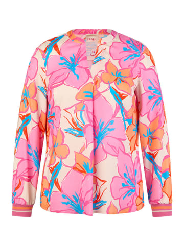 Bluse in Rosa/ Beige