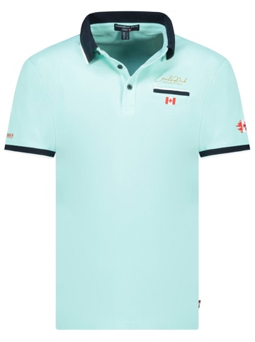 Koszulka polo "Kareak" w kolorze miętowym