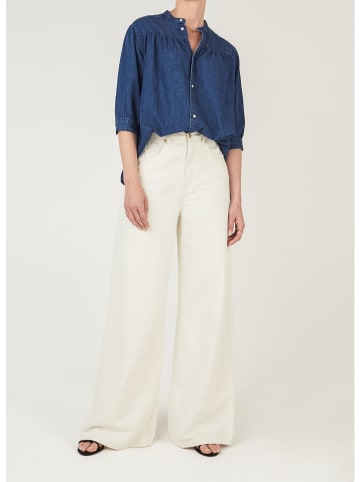 Spijkerbroek "Jaimy" - wide leg - crème