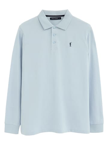 Poloshirt in Hellblau