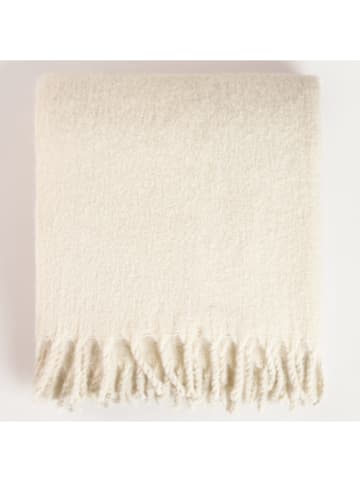 Wohndecke ''Tain'' in Creme - (L)200 x (B)150 cm