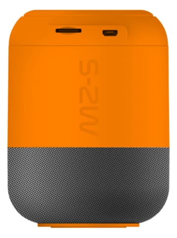 Głośnik Bluetooth "MZ-S" w kolorze pomarańczowym - wys. 10,5 x Ø 7,5 cm