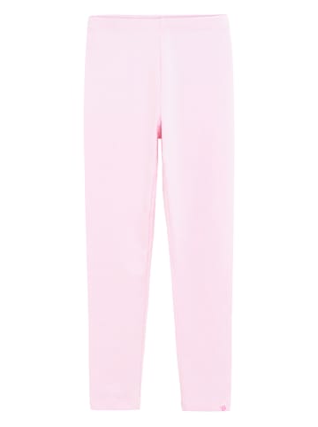 Legginsy (2 pary) w kolorze zielono-jasnoróżowym
