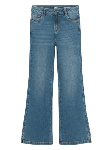 Dżinsy - Flare fit - w kolorze niebieskim