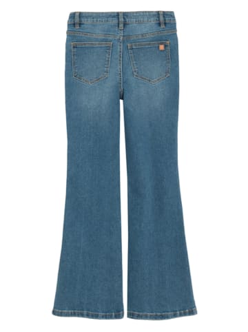 Dżinsy - Flare fit - w kolorze niebieskim
