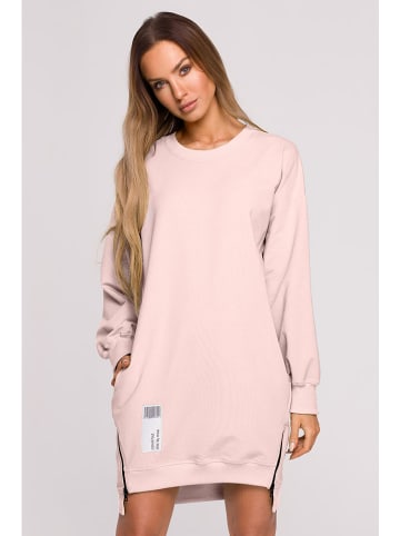 Sweatkleid in Rosa