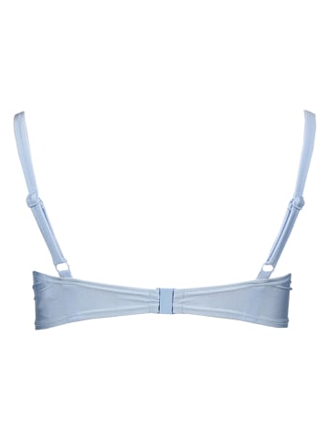 Biustonosz bikini w kolorze błękitnym