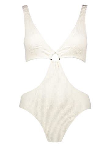 Badeanzug in Creme