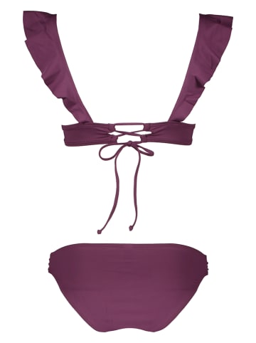 Bikini w kolorze ciemnofioletowym