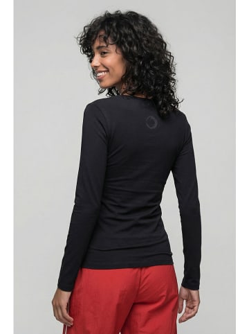 Longsleeve "Evelyn" in Schwarz