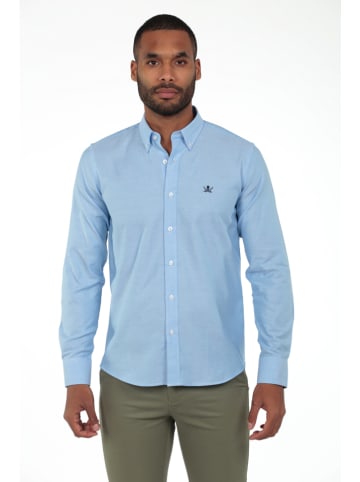 Koszula - Regular fit - w kolorze błękitnym
