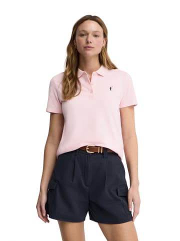 Poloshirt in Hellrosa