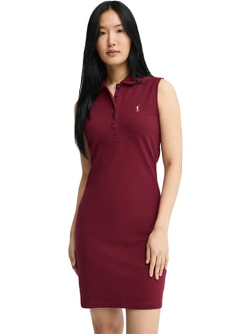 Kleid in Bordeaux