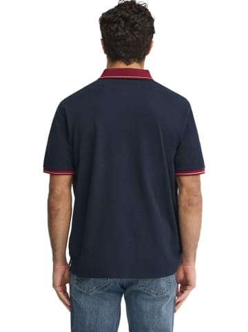 Koszulka polo w kolorze granatowo-bordowym