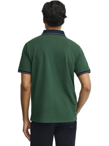 Poloshirt in Grün/ Dunkelblau
