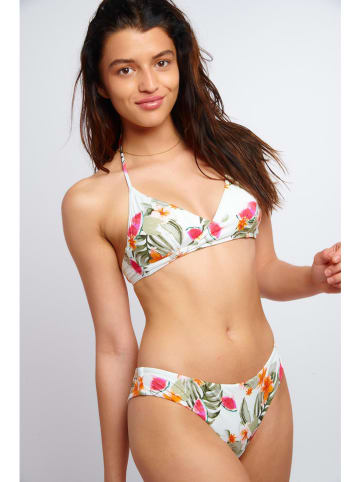 Biustonosz bikini "Palmrose" w kolorze czarno-białym