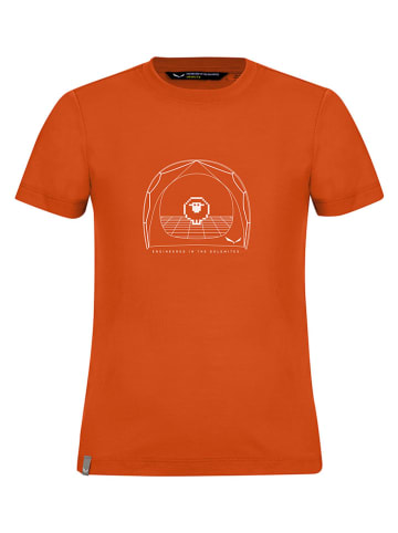 Functioneel shirt "Graphic Dry" oranje