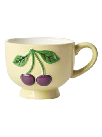 Tasse in Creme/ Lila - 250 ml