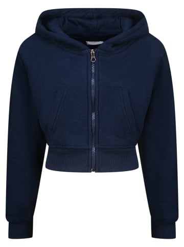 Sweatjacke in Dunkelblau