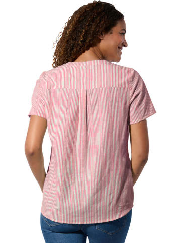 Blouse lichtroze/wit
