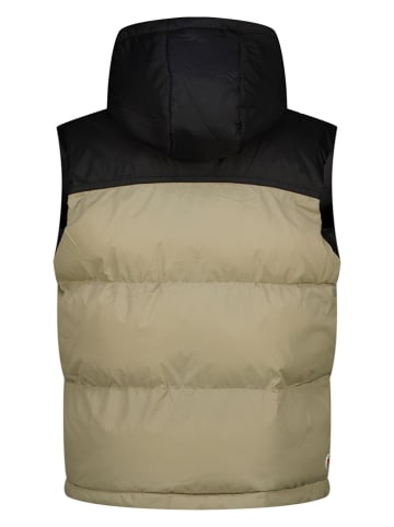 Bodywarmer beige/zwart
