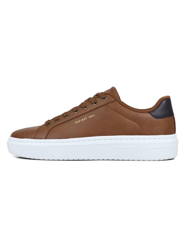 Sneakersy "Phoenix" w kolorze jasnobrązowym