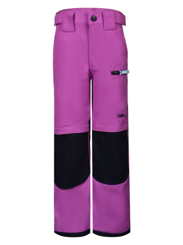 Zippoff-Trekkinghose "Terra" in Lila/ Schwarz