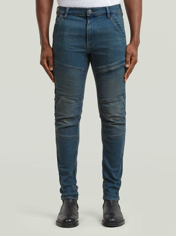 Dżinsy - Skinny fit - w kolorze niebieskim