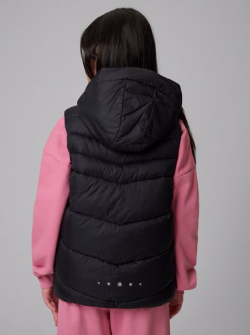 Doorgestikte bodywarmer zwart