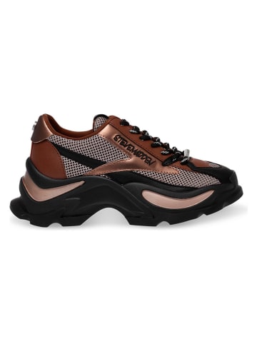 Sneakersy w kolorze brązowym